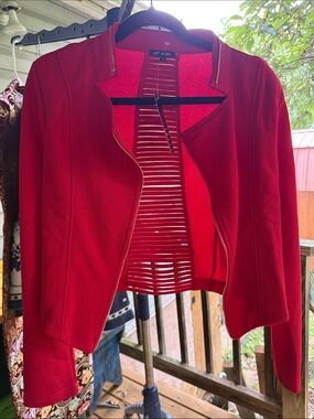 NWT Michael’s Women’s Large Open-Front Jacket zipper accents slits on back